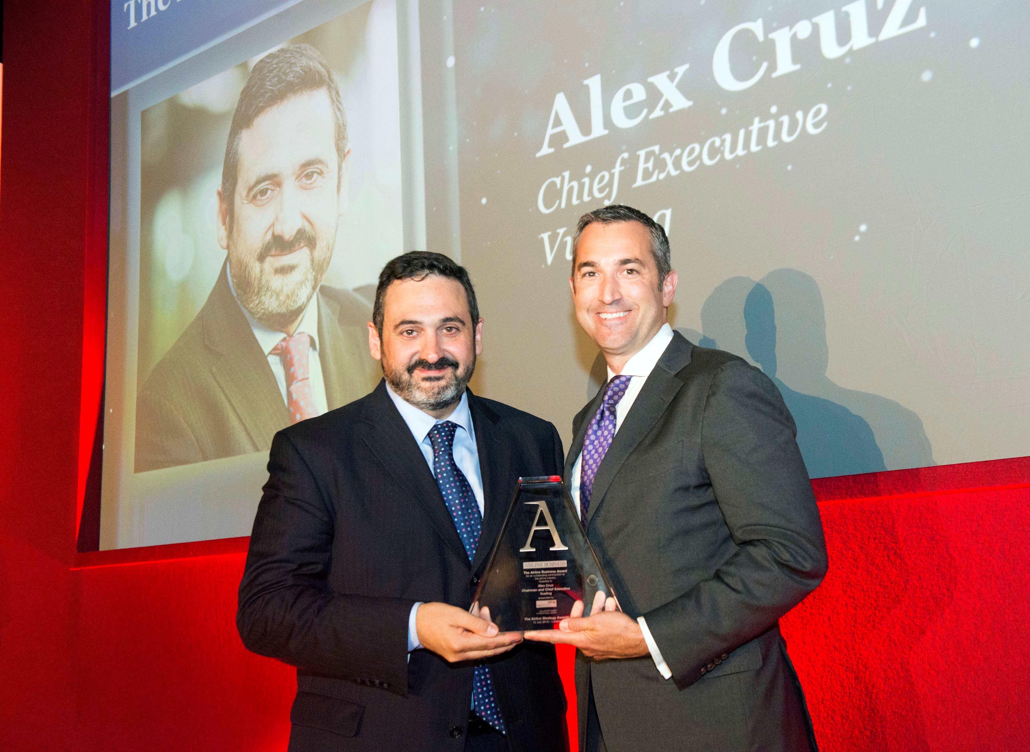 Alex Cruz riceve in premio Airline Business Award 2015