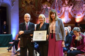 Chelo García Tormo, "responsable de calidad de Vithas Xanit Internacional" riceve il Premio al Mejor Plan de Calidad