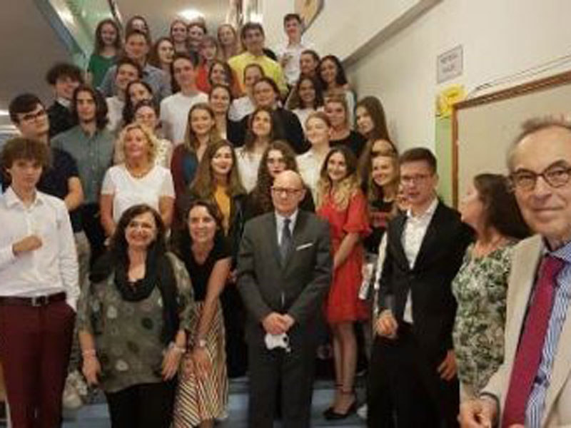 SLOVACCHIA – L’Ambasciatore e gli studenti italiani