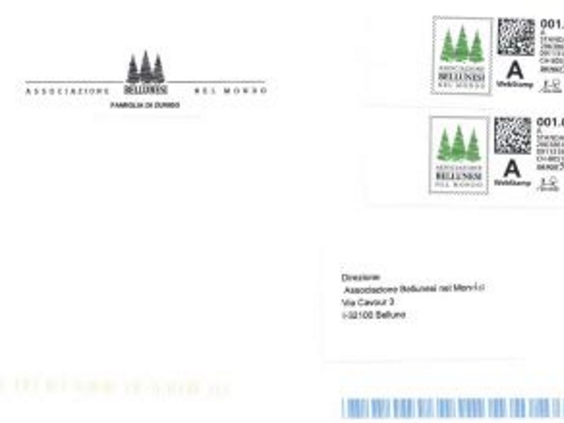 SVIZZERA – La famiglia Bellunesi: francobolli personalizzati